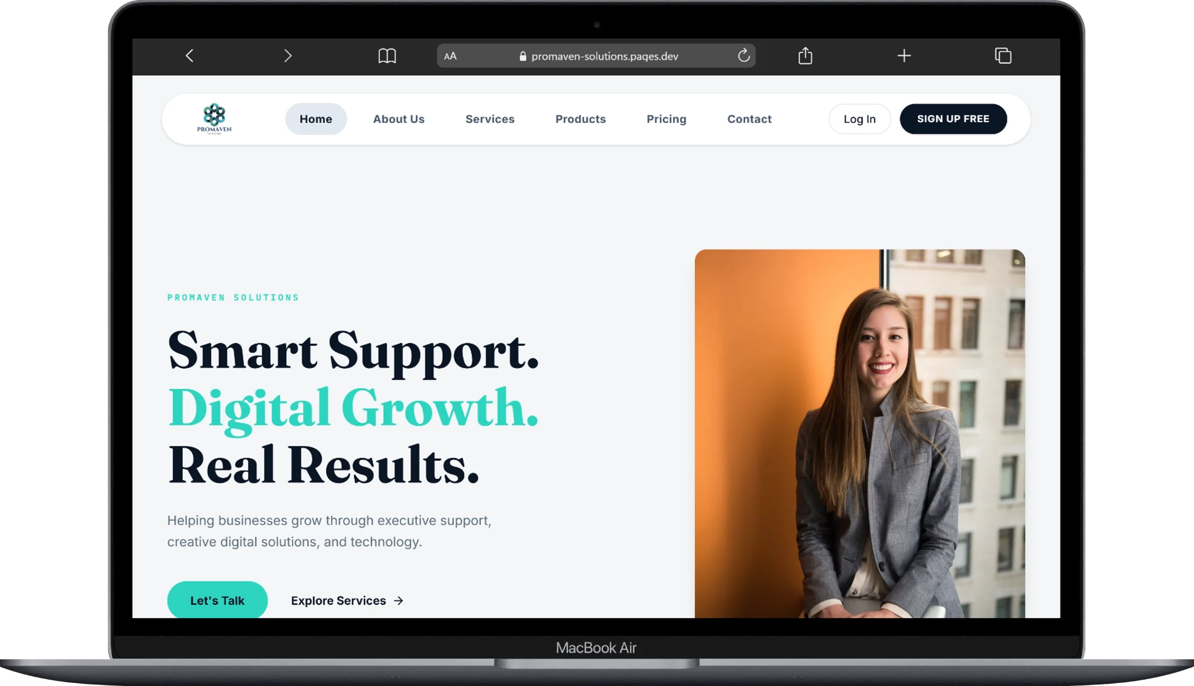 ProMaven Solutions and WeCare platform screenshot